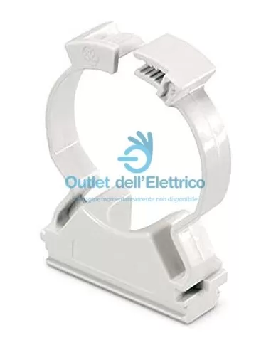 Scame Parre 860.1532 Clips de cuello para tubo d.32 gris